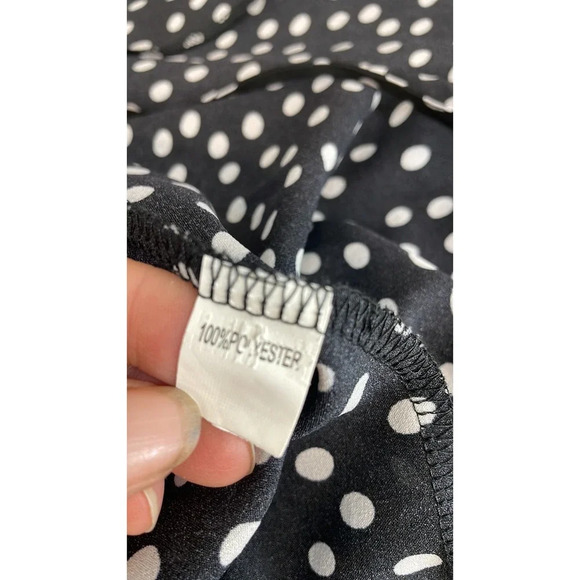 Princess Polly Her Jewel Black‎ & White Polka Dot Mini Dress Size 8 - Picture 7 of 10
